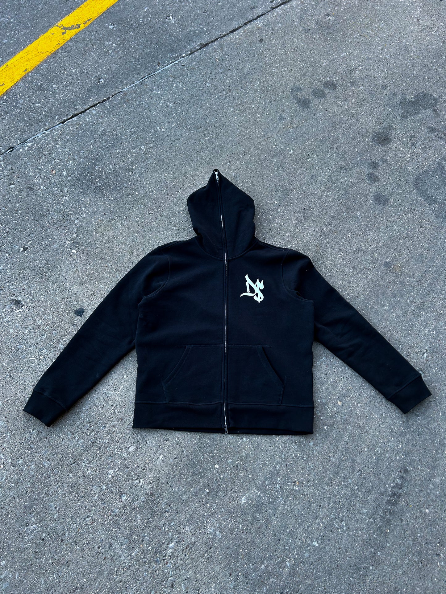 “Body Bag” Full Zip Hoodie